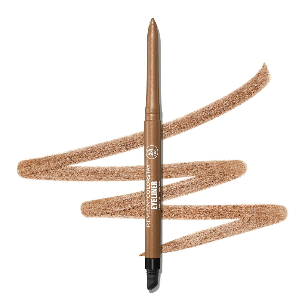 Revlon ColorStay Pencil Waterproof Eyeliner, 202 Black Brown, 0.01 oz