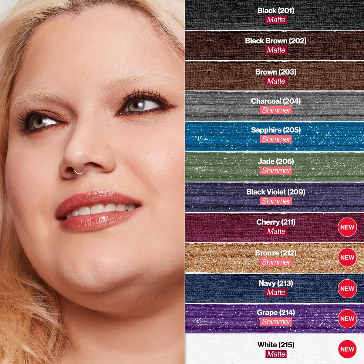 Revlon ColorStay Pencil Waterproof Eyeliner, 202 Black Brown, 0.01 oz