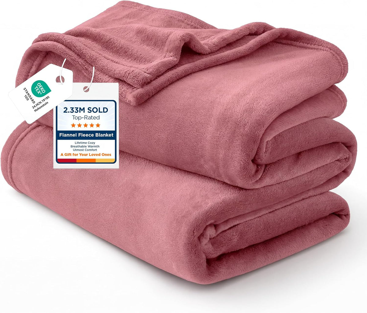 Bedsure GentleSoft Fleece King Size Blankets for Bed Grey - Soft Lightweight Plush Cozy Fuzzy Luxury Warm Spring Blanket Microfiber, Room Home Decor Gifts for Women and Men, 108x90 inches