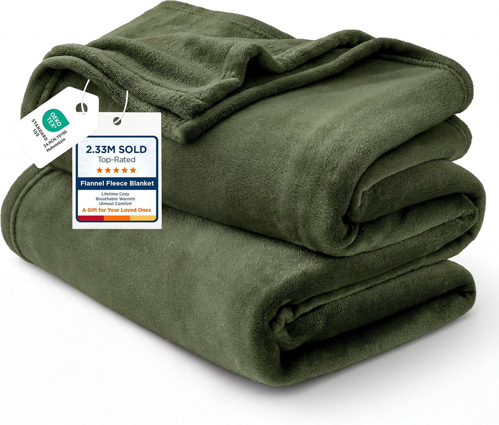 Bedsure GentleSoft Fleece King Size Blankets for Bed Grey - Soft Lightweight Plush Cozy Fuzzy Luxury Warm Spring Blanket Microfiber, Room Home Decor Gifts for Women and Men, 108x90 inches