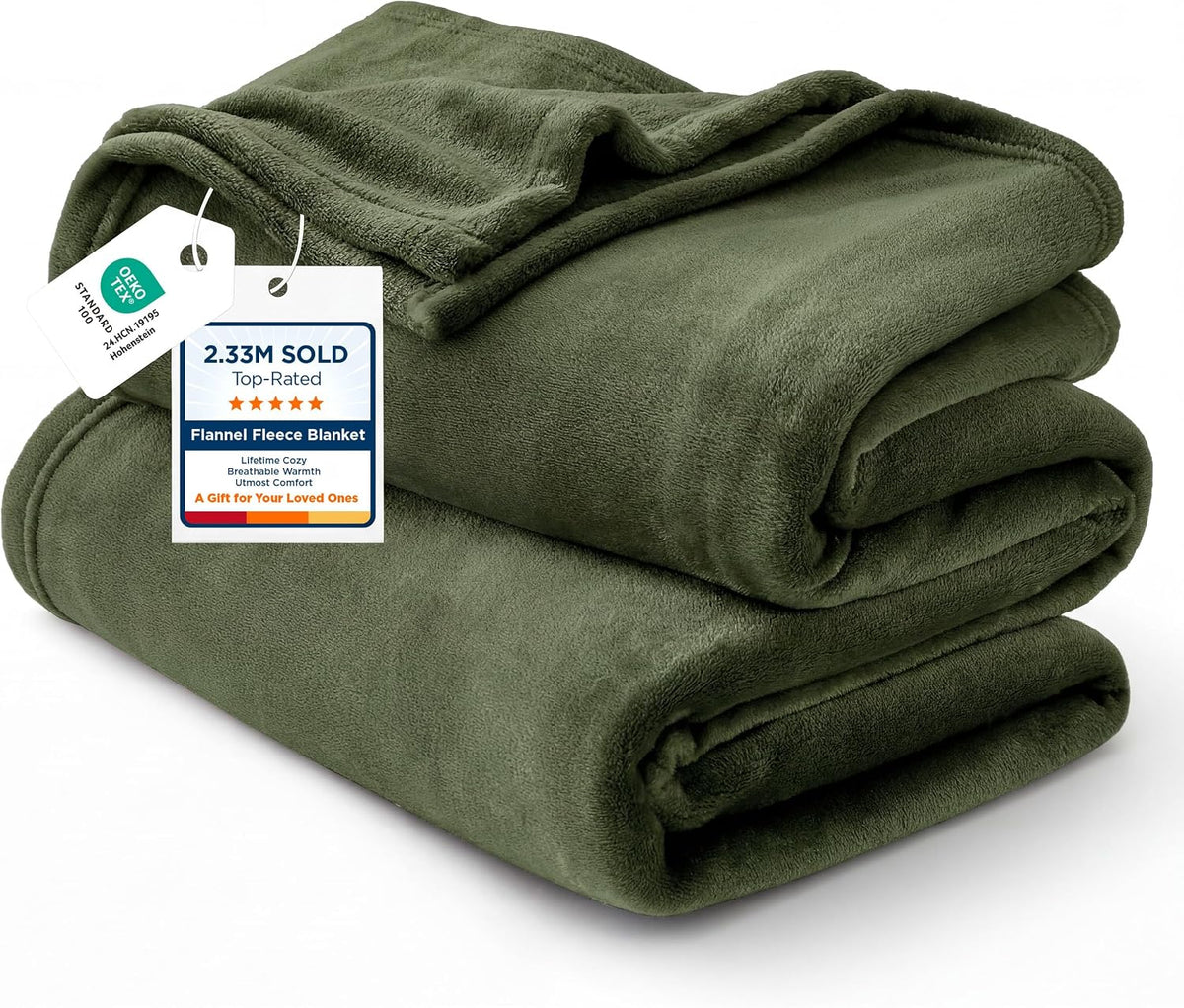 Bedsure GentleSoft Fleece King Size Blankets for Bed Grey - Soft Lightweight Plush Cozy Fuzzy Luxury Warm Spring Blanket Microfiber, Room Home Decor Gifts for Women and Men, 108x90 inches